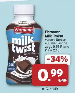 Famila Nord West Ehrmann milk twist Angebot