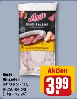 REWE Aoste Ringsalami Angebot