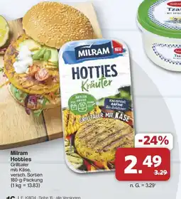 Famila Nord West Milram Hotties Grilltaler mit Käse Angebot