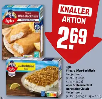 REWE Iglo Filegro Ofen-Backfisch Angebot