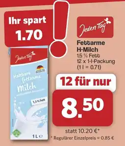 Famila Nord West Jeden Tag Haltbare fettarme Milch Angebot