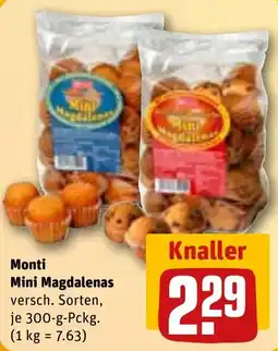 REWE Monti Mini Magdalenas Angebot