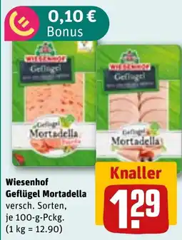 REWE Wiesenhofer Geflügel Mortadella Angebot