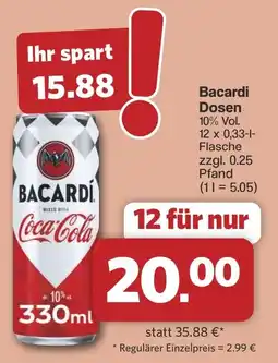 Famila Nord West Bacardi Dosen Angebot