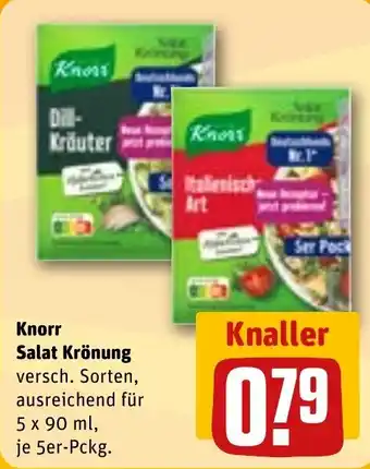 REWE Knorr Salat Krönung Angebot