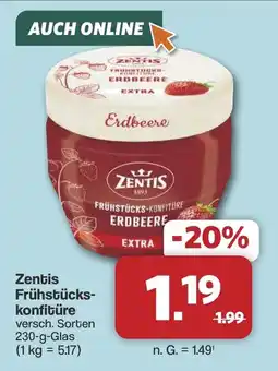 Famila Nord West Zentis Frühstücks-konfitüre Angebot
