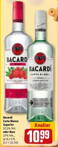 REWE Bacardi Carta Blanca Angebot