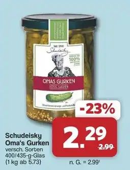 Famila Nord West Schudeisky Oma's Gurken Angebot