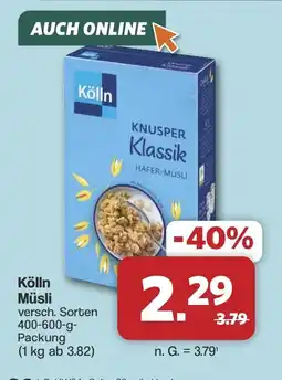 Famila Nord West Kölln Knusper Klassik Hafer-Müsli Angebot