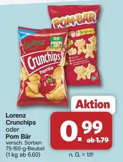 Famila Nord West Lorenz Crunchips oder Pom Bär Angebot