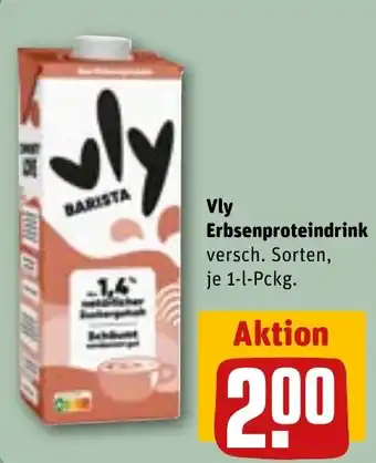 REWE Vly Erbsenproteindrink Angebot