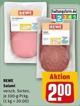 REWE Salami Angebot