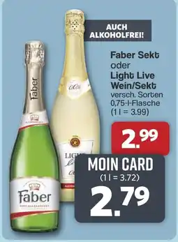 Famila Nord West Faber Sekt oder Light Live Wein/Sekt Angebot