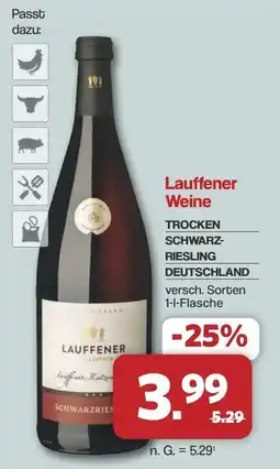 Famila Nord West Lauffener Weine TROCKEN SCHWARZ-RIESLING Angebot