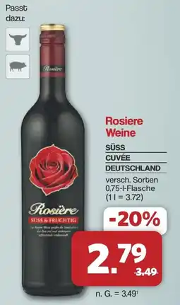 Famila Nord West Rosière Weine Angebot