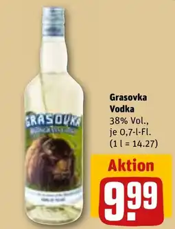 REWE Grasovka Vodka Angebot
