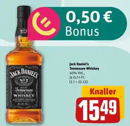 REWE Jack Daniel's Tennessee Whiskey Angebot
