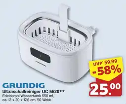 Famila Nord West GRUNDIG Ultraschallreiniger UC 5620** Angebot