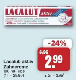 Famila Nord West Lacalut aktiv Zahncreme Angebot
