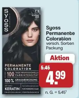 Famila Nord West Syoss Permanent Coloration Angebot