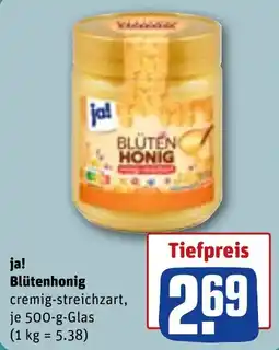 REWE ja! Blütenhonig Angebot
