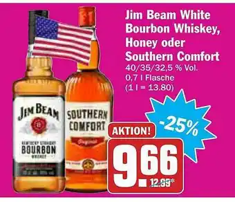 AEZ Jim Beam White Bourbon Whiskey, Honey Oder Southern Comfort Angebot