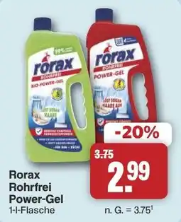 Famila Nord West Rorax Rohrfrei Power-Gel Angebot