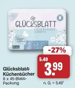 Famila Nord West Glücksblatt Küchentücher Angebot