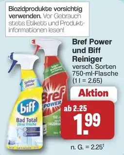 Famila Nord West Bref Power und Biff Reiniger Angebot
