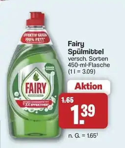 Famila Nord West Fairy Spülmittel Angebot