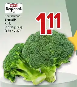 REWE REWE Regional Broccoli* Angebot