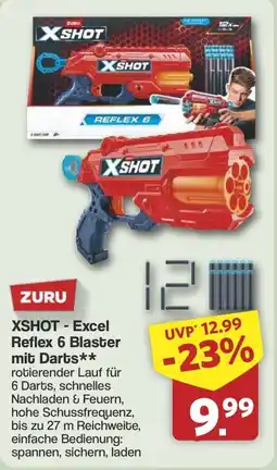 Famila Nord West ZURU XSHOT - Excel Reflex 6 Blaster mit Darts** Angebot