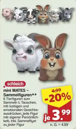 Famila Nord West schleich mini MATES - Sammelfiguren** Angebot