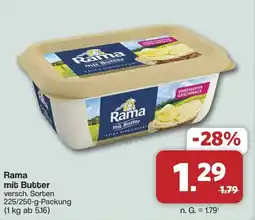 Famila Nord West Rama mit Butter Angebot