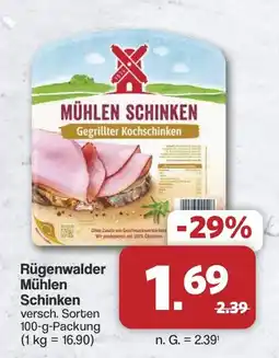 Famila Nord West Rügenwalder Mühlen Schinken Angebot