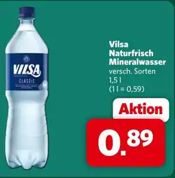 Famila Nord West Vilsa Naturfrisch Mineralwasser Angebot