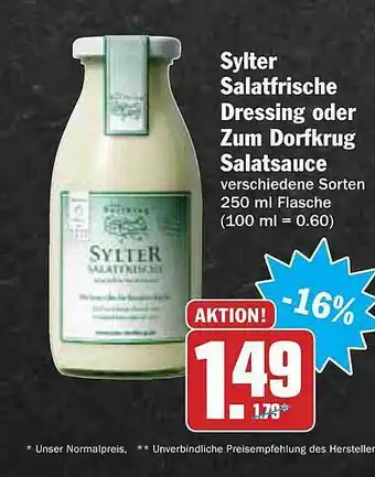 AEZ Sylter Salatfrische Dressing Oder Zum Dorfkrug Salatsauce Angebot