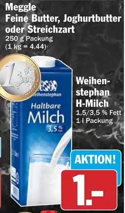 HIT Weihenstephan H-Milch Angebot