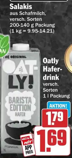 HIT Oatly Haferdrink Angebot