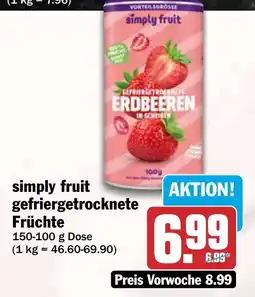 HIT simply fruit gefriergetrocknete Früchte Angebot