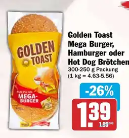 HIT Golden Toast Mega Burger Angebot