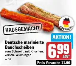 HIT Deutsche marinierte Bauchscheiben Angebot