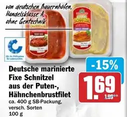 HIT Deutsche marinierte Fixe Schnitzel Angebot