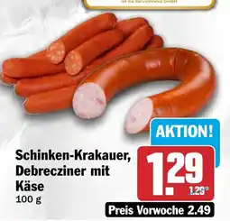 HIT Schinken-Krakauer, Debrecziner mit Käse Angebot