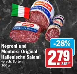 HIT Negroni und Montorsi Original Italienische Salami Angebot