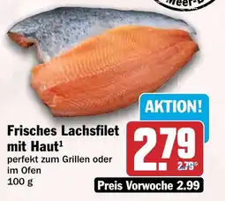 HIT Frisches Lachsfilet mit Haut Angebot