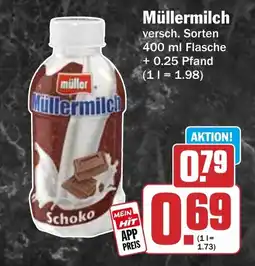HIT müller Müllermilch Schoko Angebot