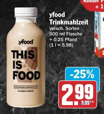 HIT yfood Trinkmahlzeit Angebot