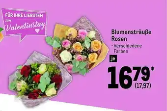 METRO Blumensträuße Rosen Angebot