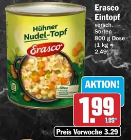 HIT Erasco Hühner Nudel-Topf Angebot